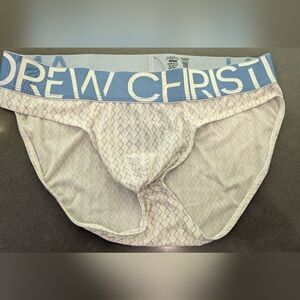 Andrew Christian Men's Blue and White Underwear